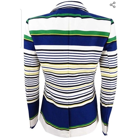 TOMMY HILFIGER STRIP BLAZER 🆕 - Picture 7 of 8